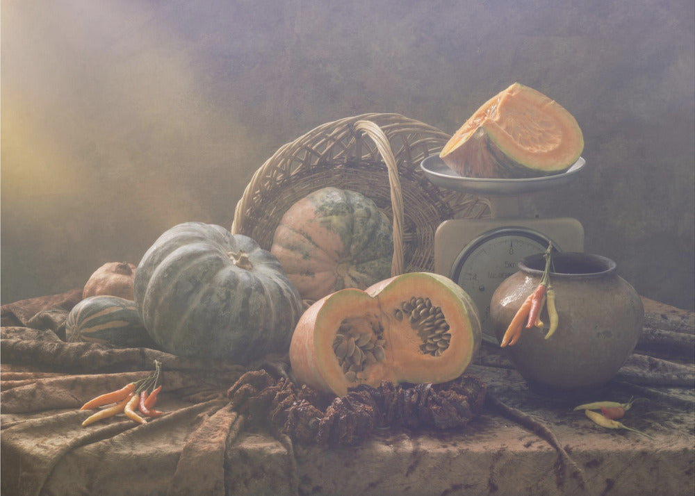 Stilleben med pumpor | Poster