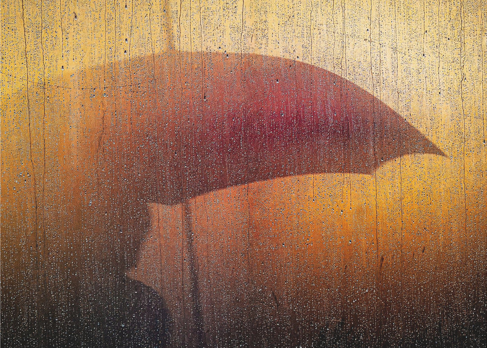 Metallic Wall in rain | Canvas