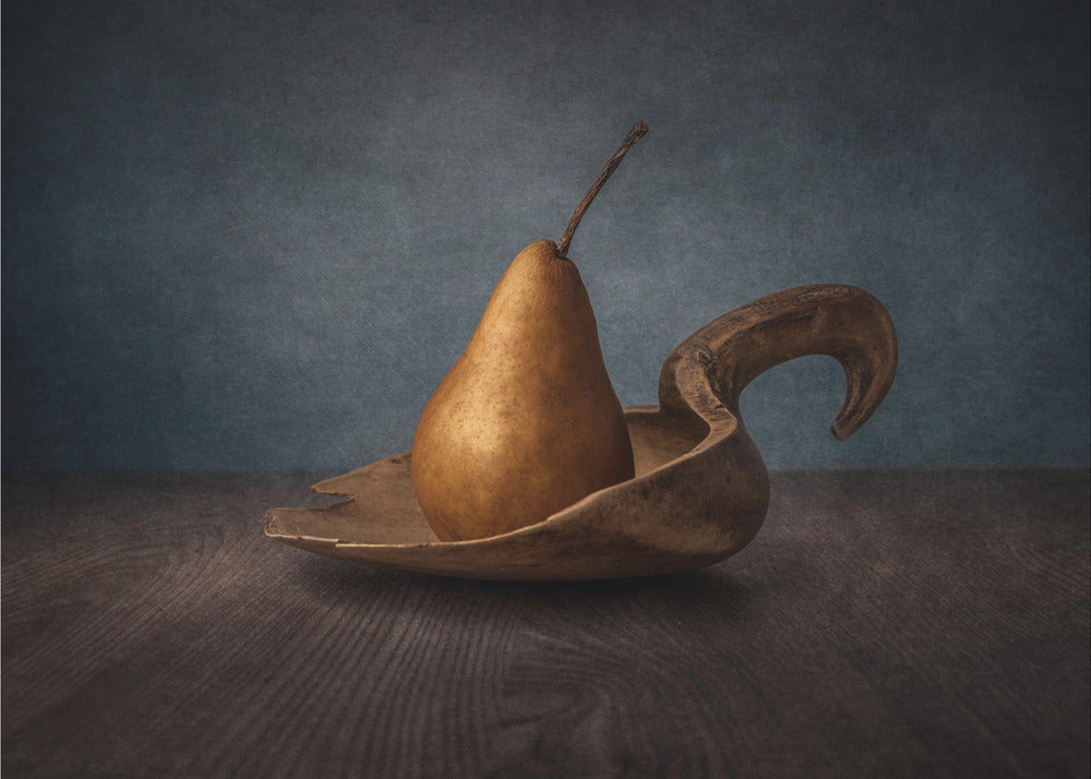 Pear on spoon | Poster