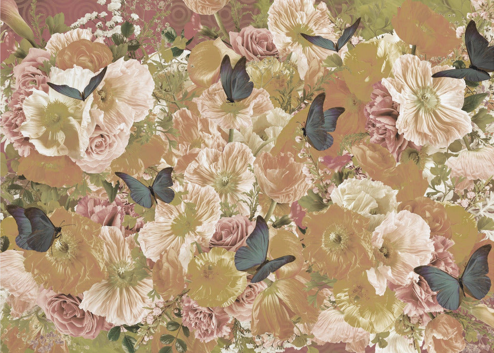 Sommarbris Sepia | Tapet