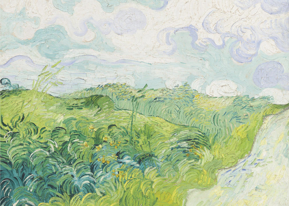 Green Wheat Fields, Auvers (1890) By Vincent Van Gogh | Canvas