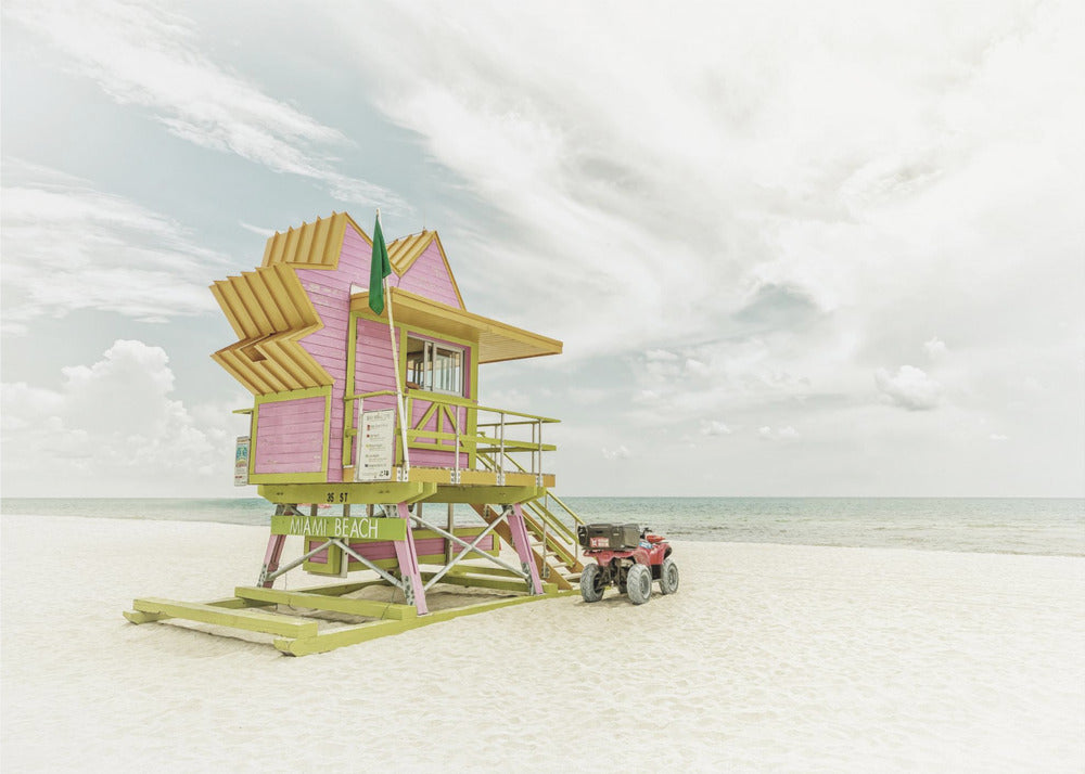 MIAMI BEACH Flair vintage de Floride | Tableaux sur Toile