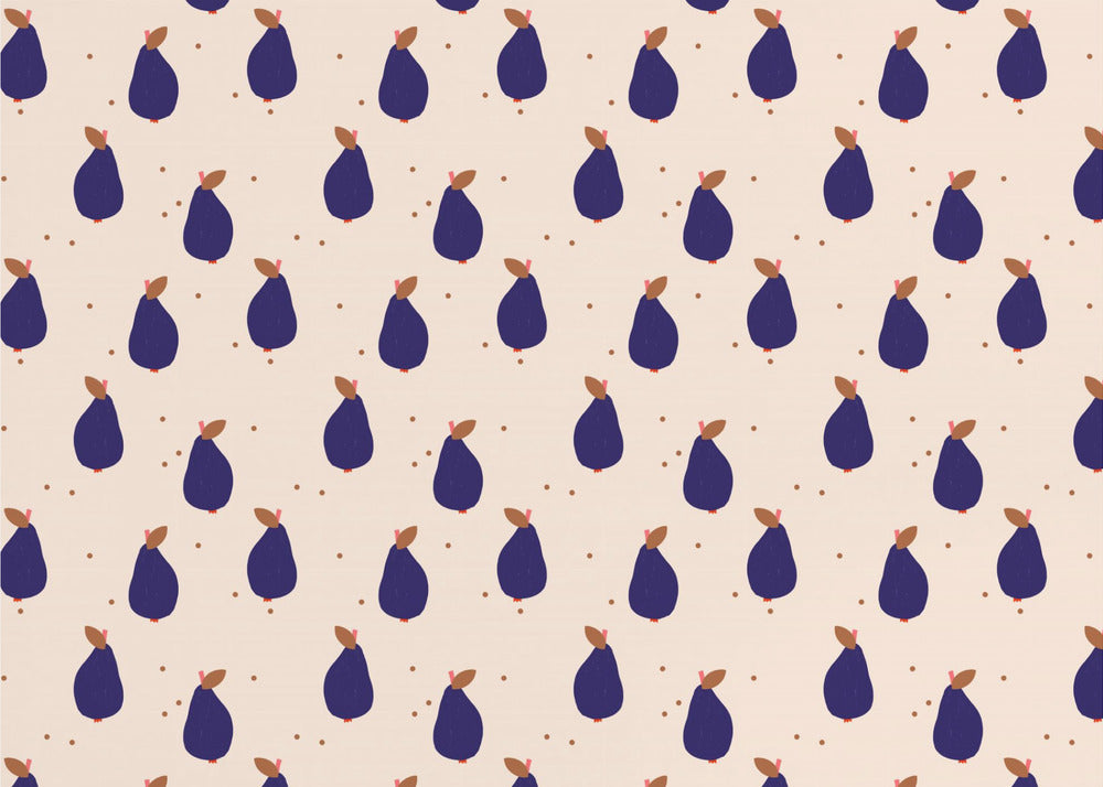 Glada päron (mönsterdesign) | Tapet