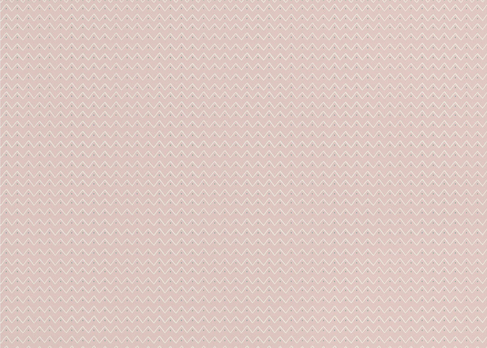 Rosa sicksackmönster i upprepat mönster | Tapet