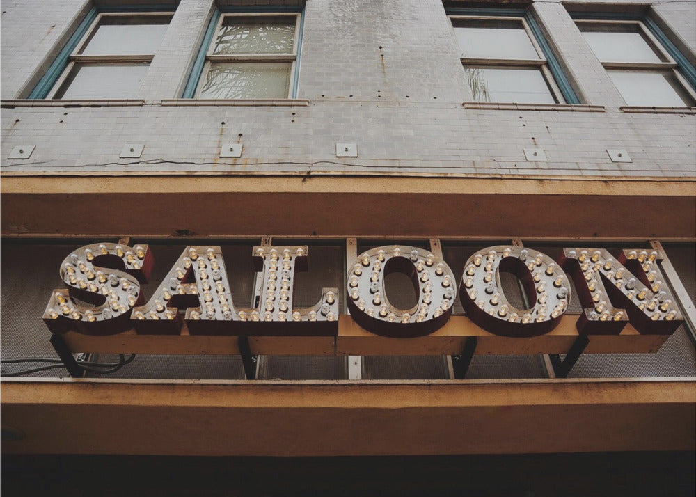 Vintage saloonskylt | Canvas