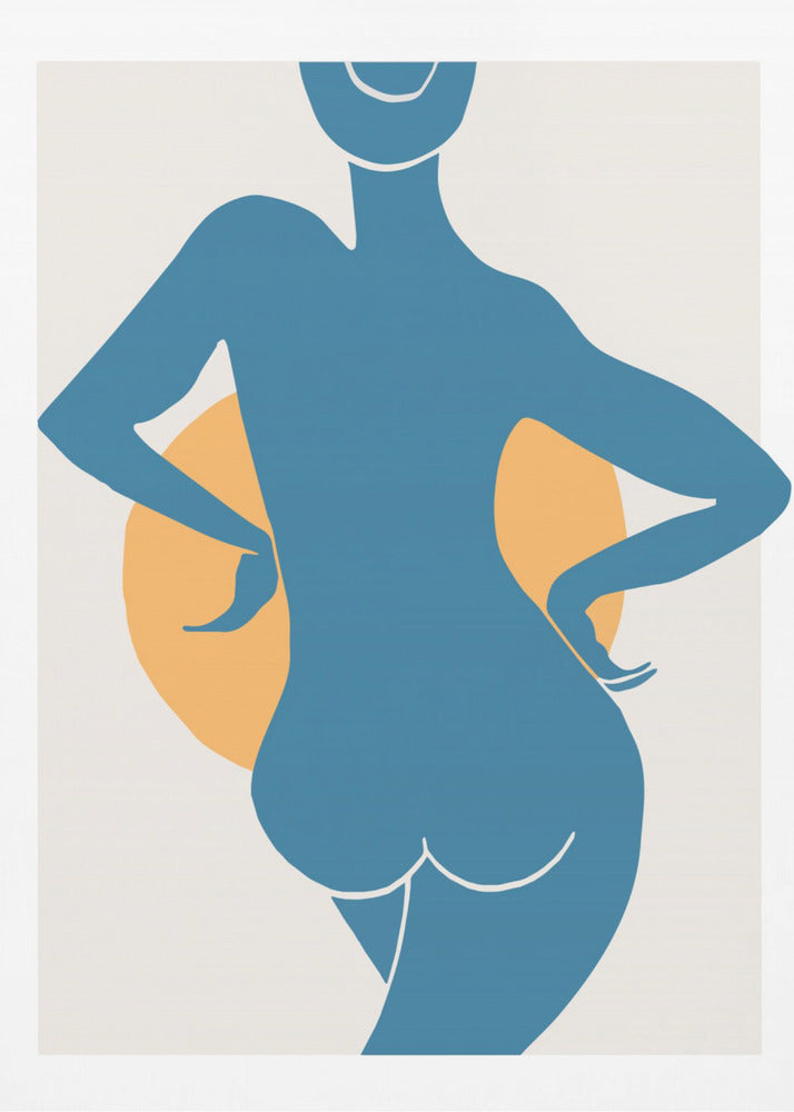 Blå kvinna | Poster