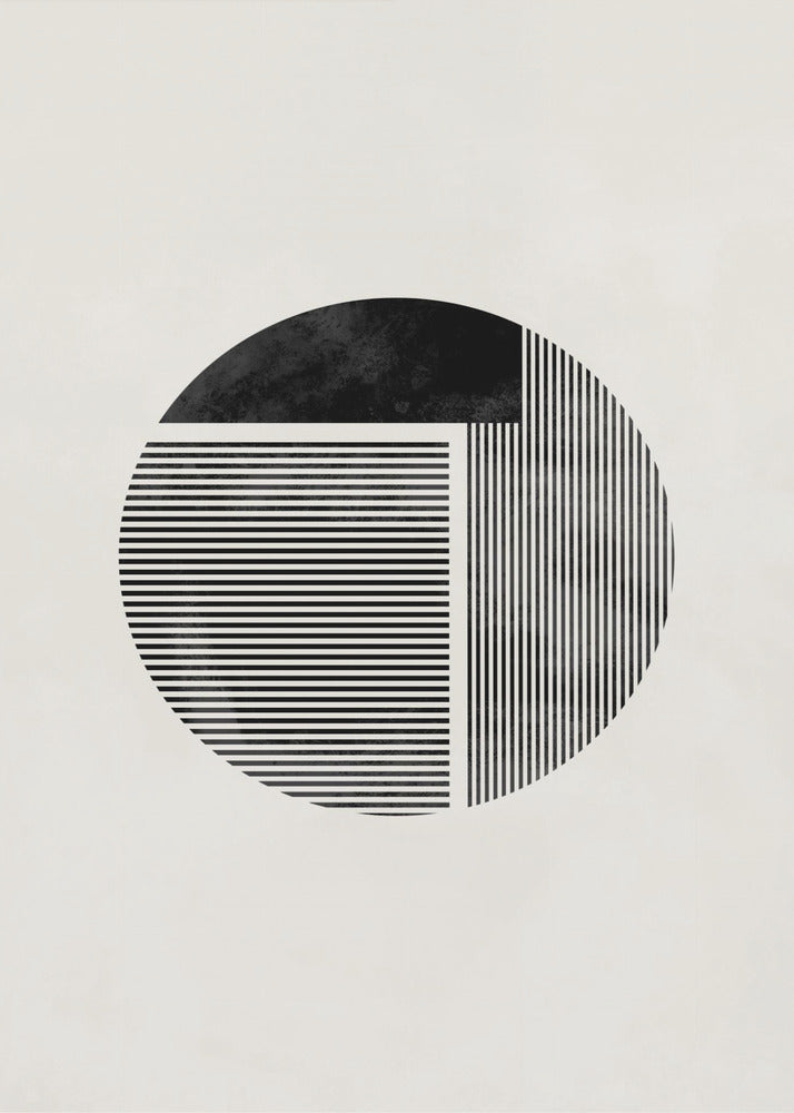 Minimalistisk rund | Poster