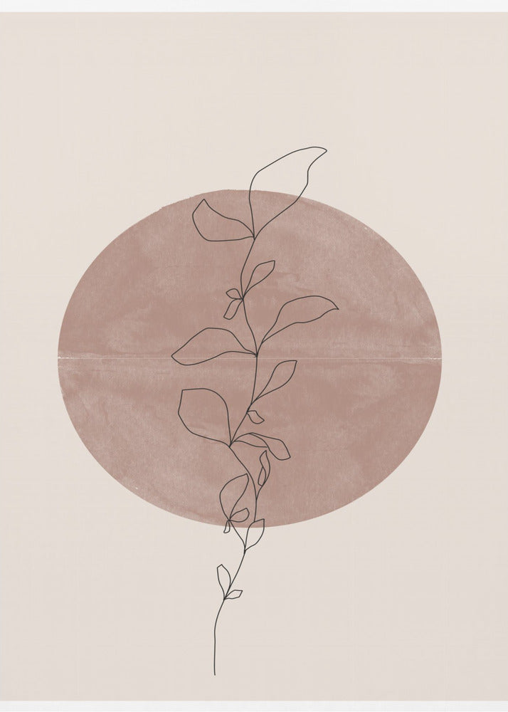 Fiore di linea | Stampe su Tela