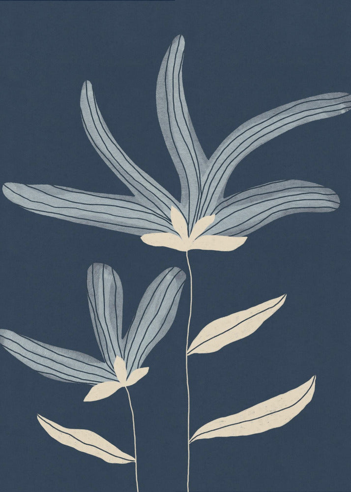 Twee bloemen | Canvasprints