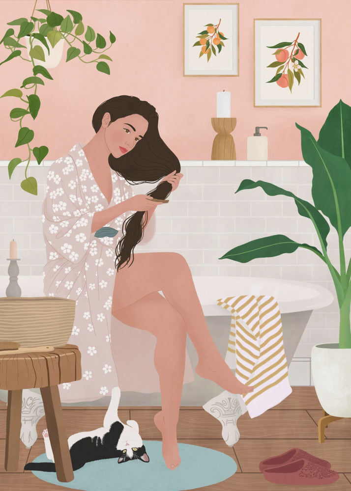 After a Bath | Canvas