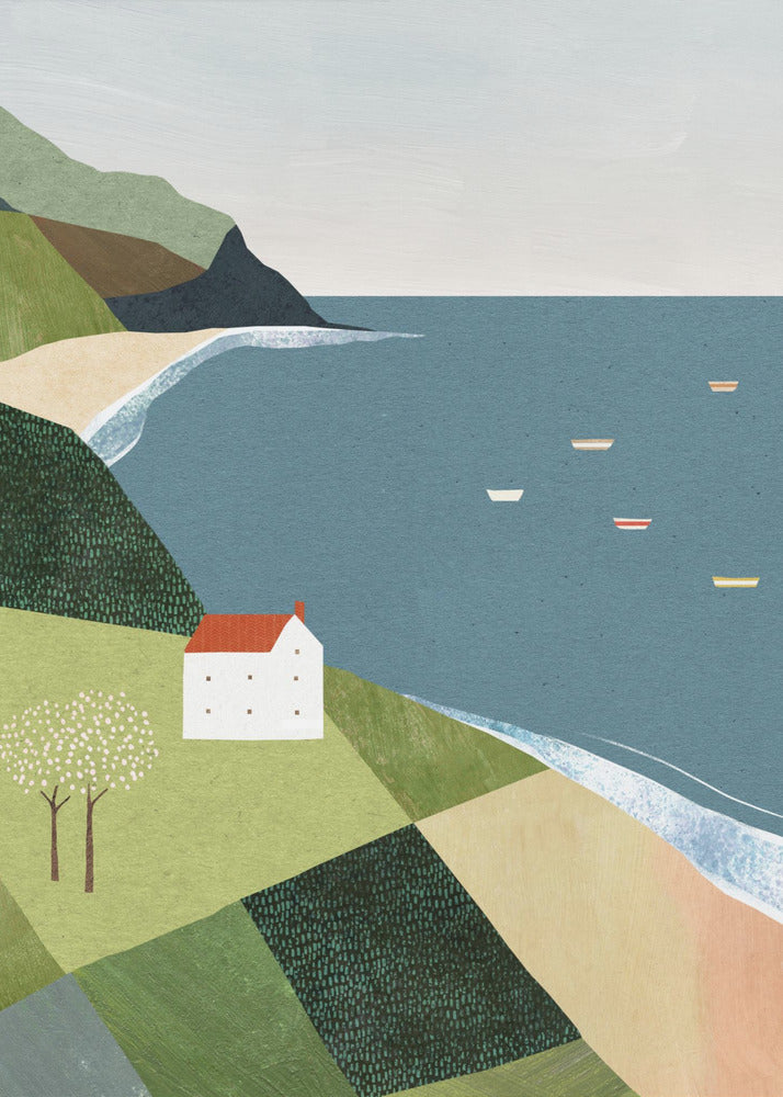 Hus på klippan | Canvas