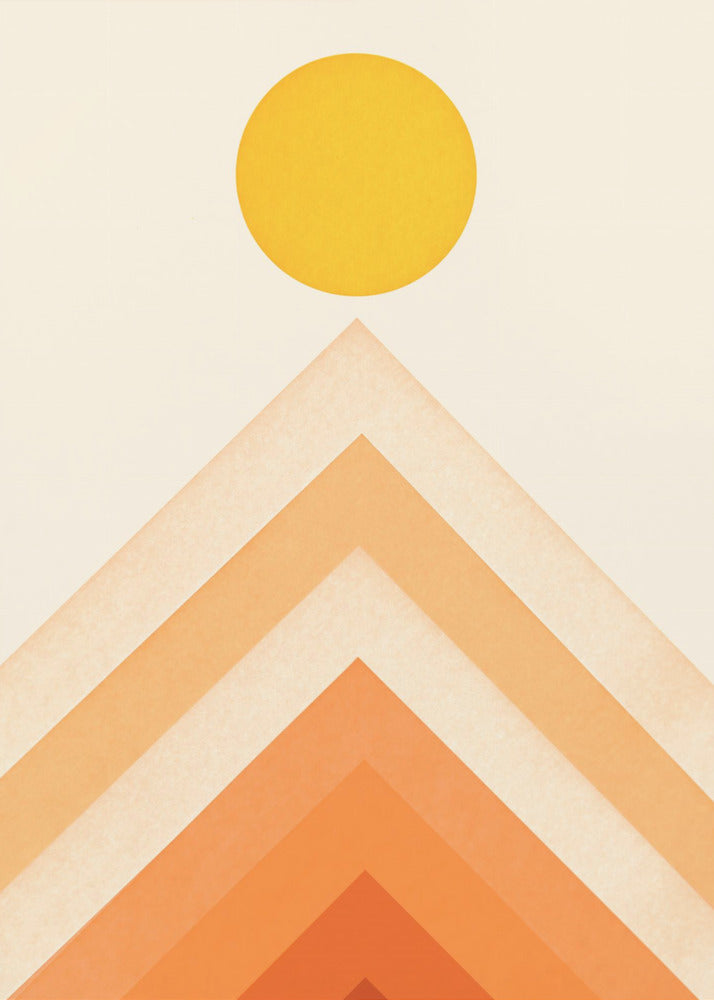 Bergslandskap nr 4 | Poster