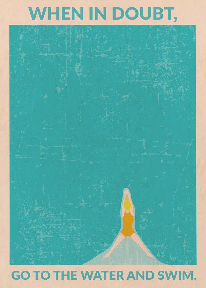 Öppet vatten (blond) | Poster