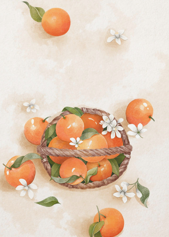 Saftige Orange | Poster - Kunstdruck