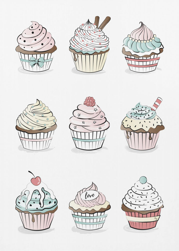 Söt muffinsblandning | Poster