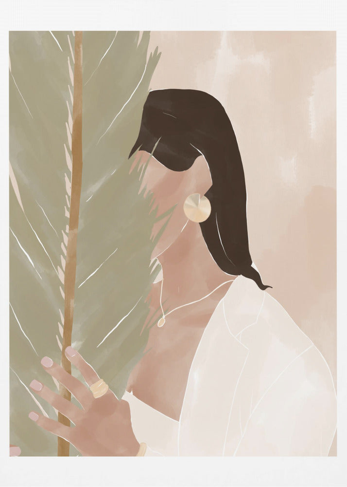 Plantenmeisje | Canvasprints