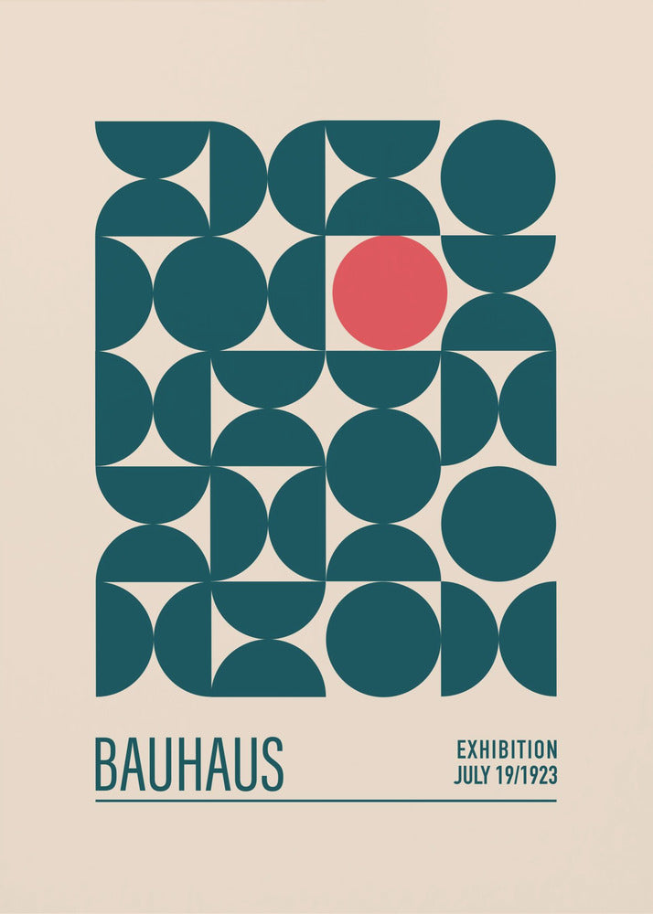 Esferas azules Bauhaus | Impresiones en Lienzo