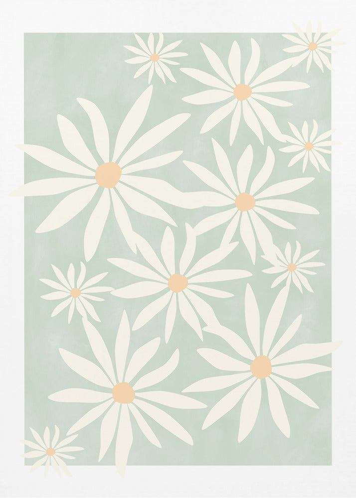 Petals on Sage | Canvas