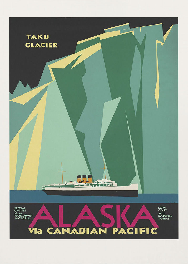 Alaska Via Canadian Pacific. Taku Glacier | Canvas