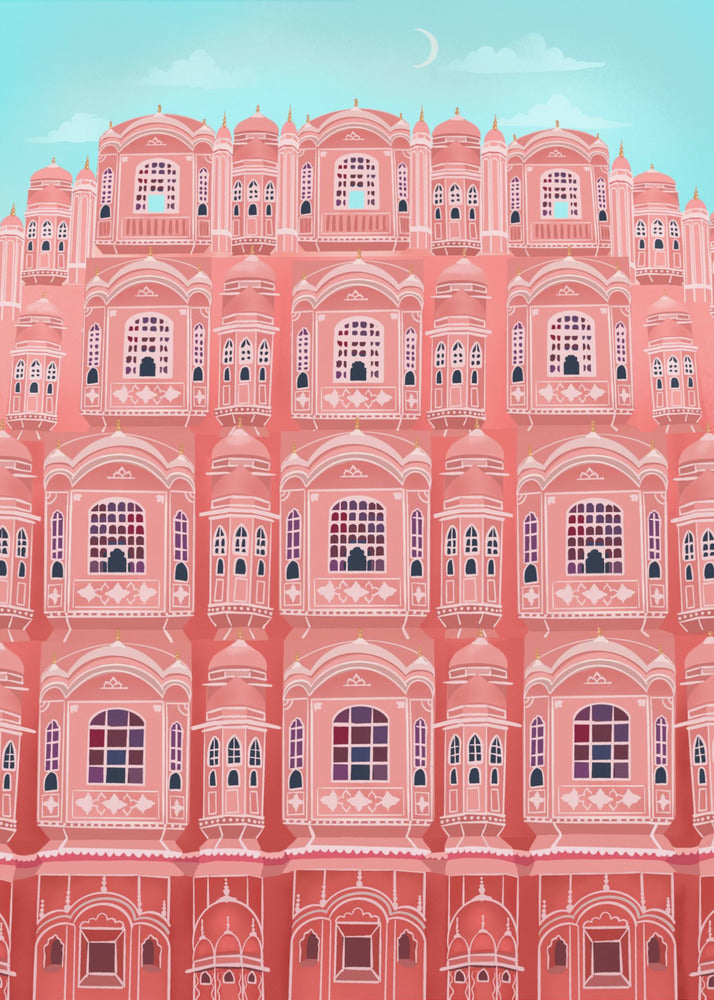 Jaipur, Indien | Canvastavla