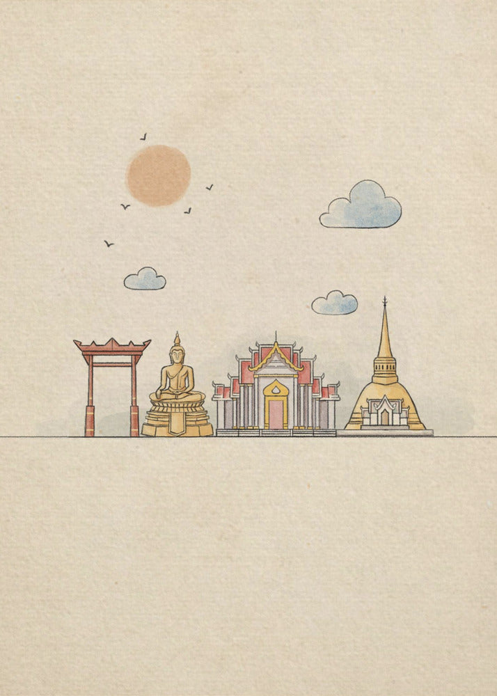 Fantastiska Bangkok | Canvastavla