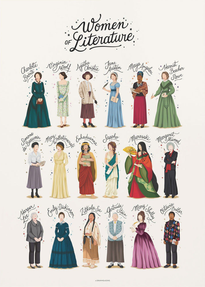 Femmes de littérature | Tableaux sur Toile