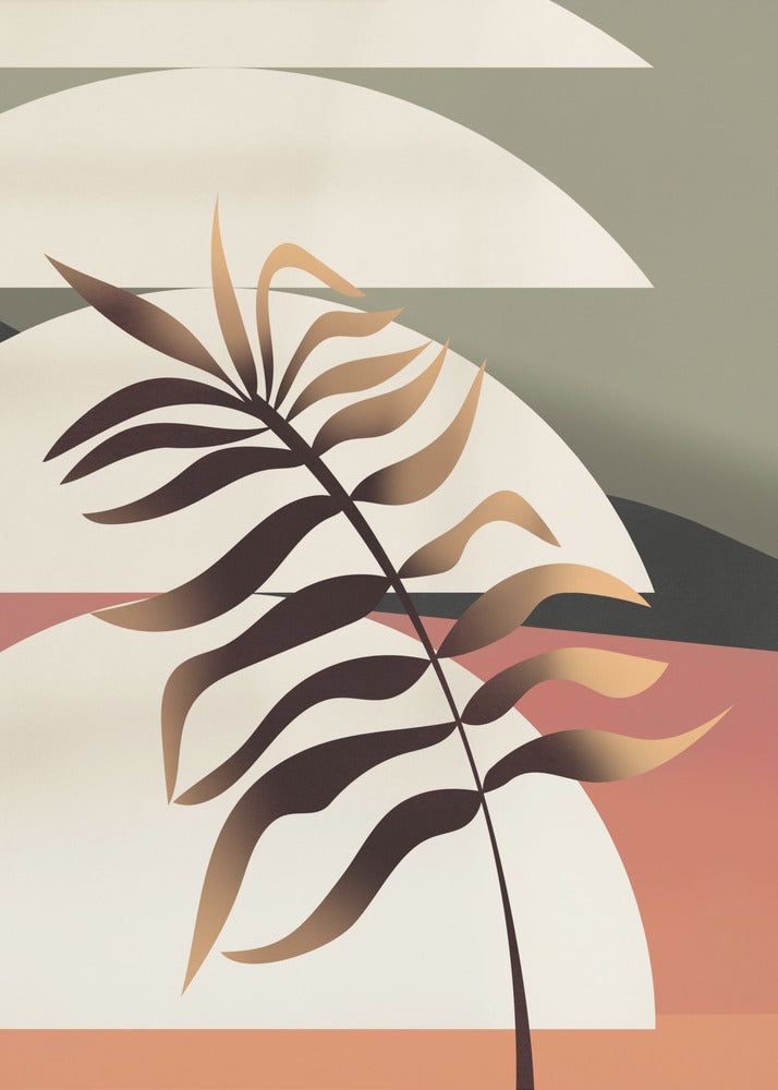 Glowing Palm Leaf | Poster