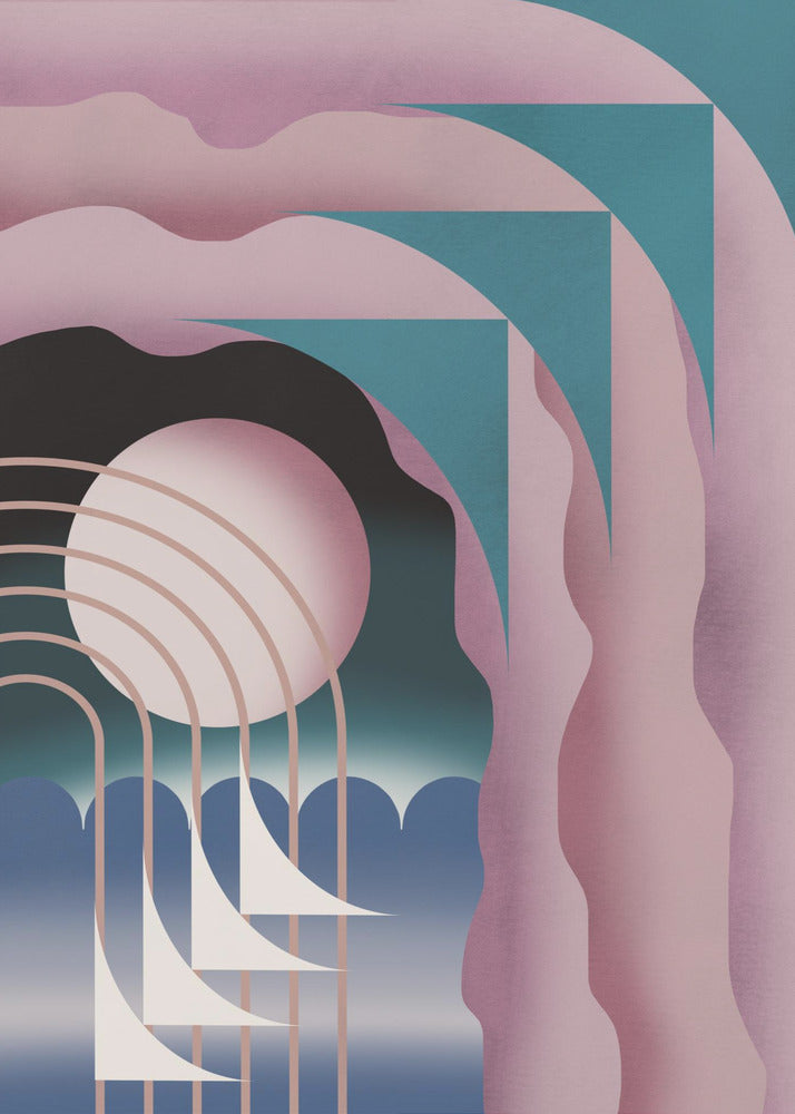 Pink Night Sky | Poster
