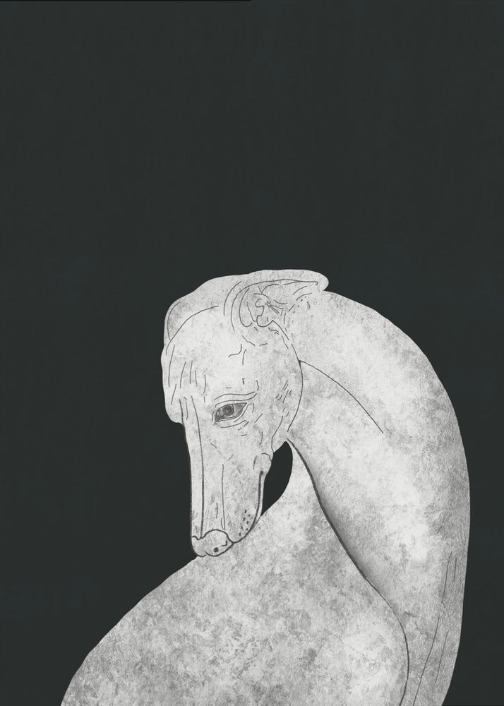 Greyhound black and white | Canvas