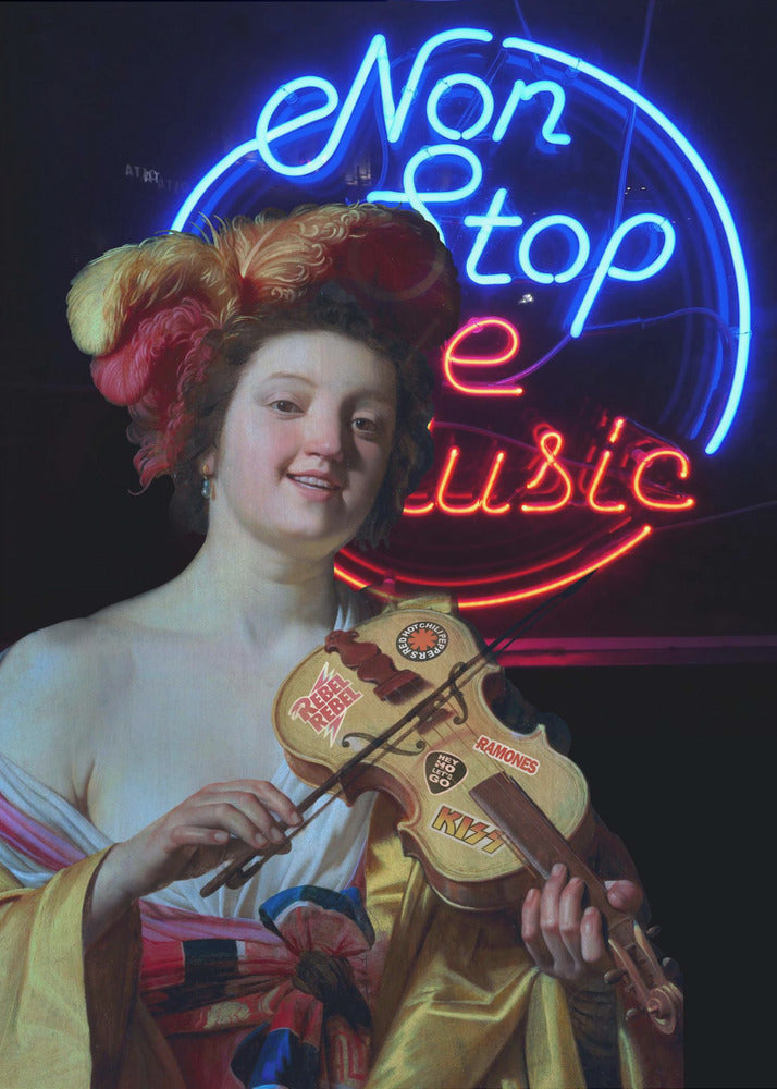La musique sans arrêt | Posters - Affiche Artistique