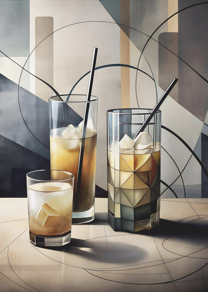 Kubistiska cocktails | Poster