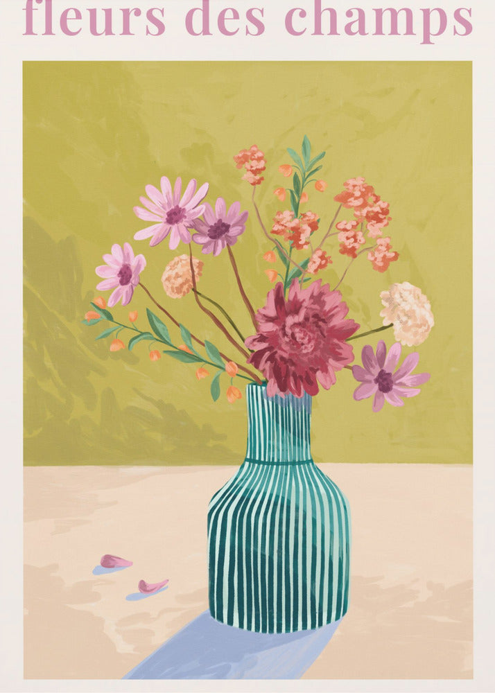 Fleur Des Champs - Grön | Duk