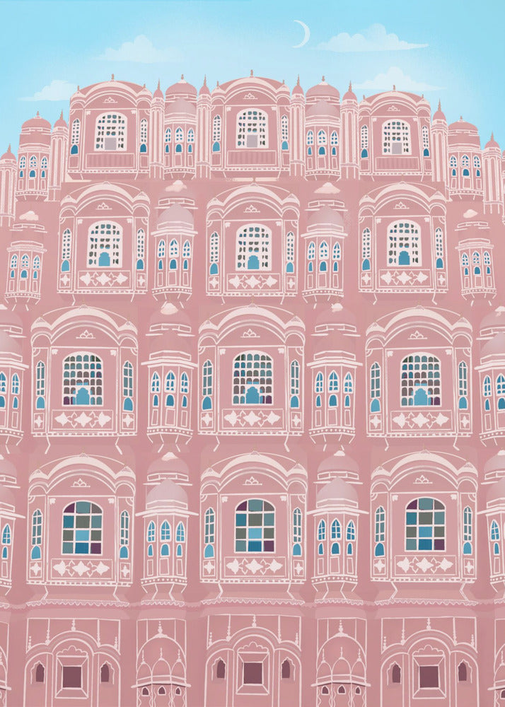 Jaipur, Indien | Canvastavla
