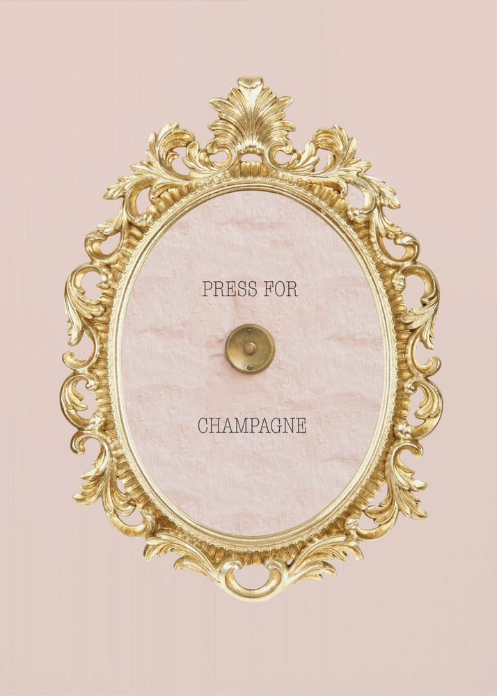 Pressforchampagnerosa | Affisch