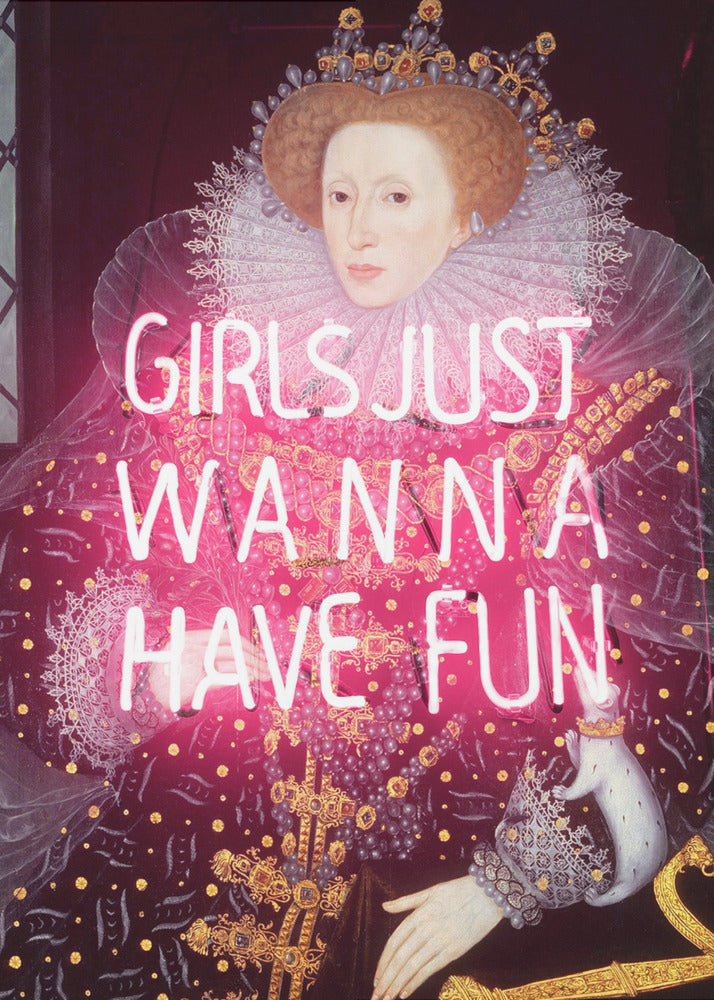 Queenelizabethneon Ratioiso | Affisch