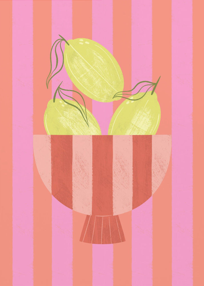Skål med citroner | Poster