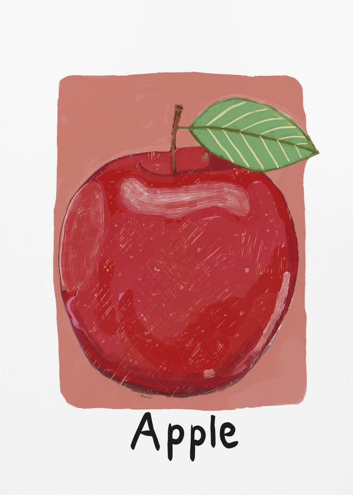 Rött äpple | Poster