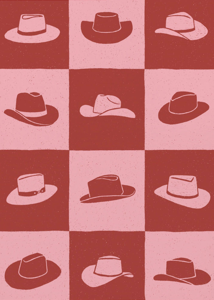 Cowgirl Schackrutigt | Canvas