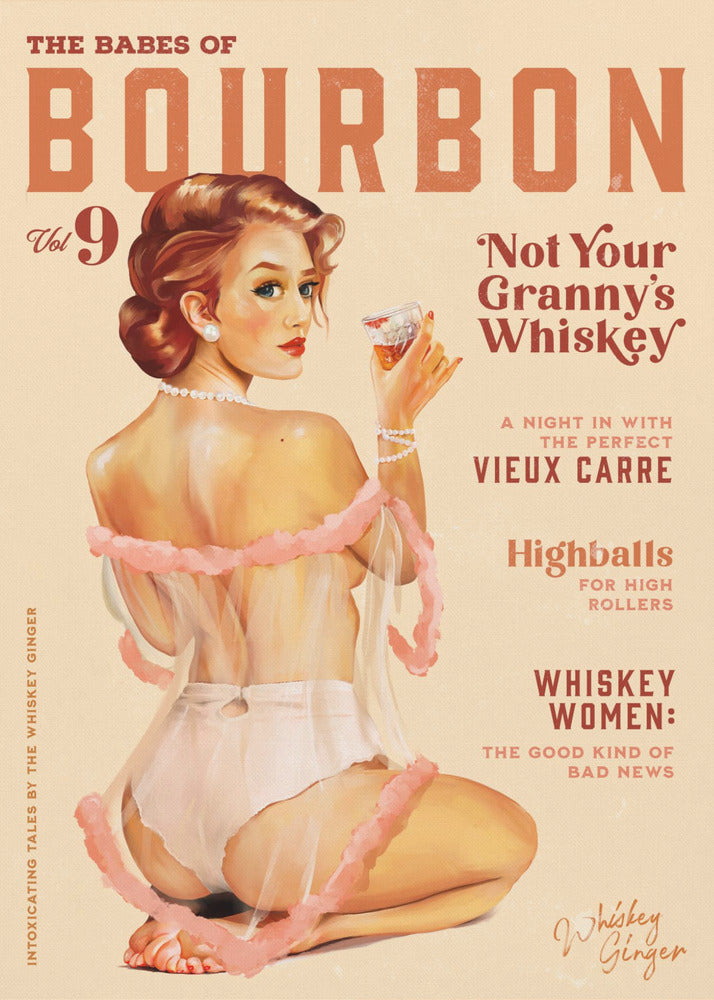 Babes of Bourbon Vol 9 Vintage Whiskey Pinup | Poster