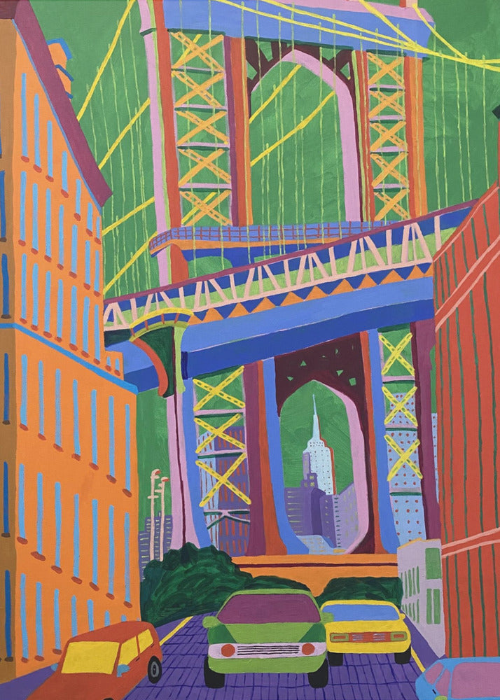 Manhattanbron | Canvastavla