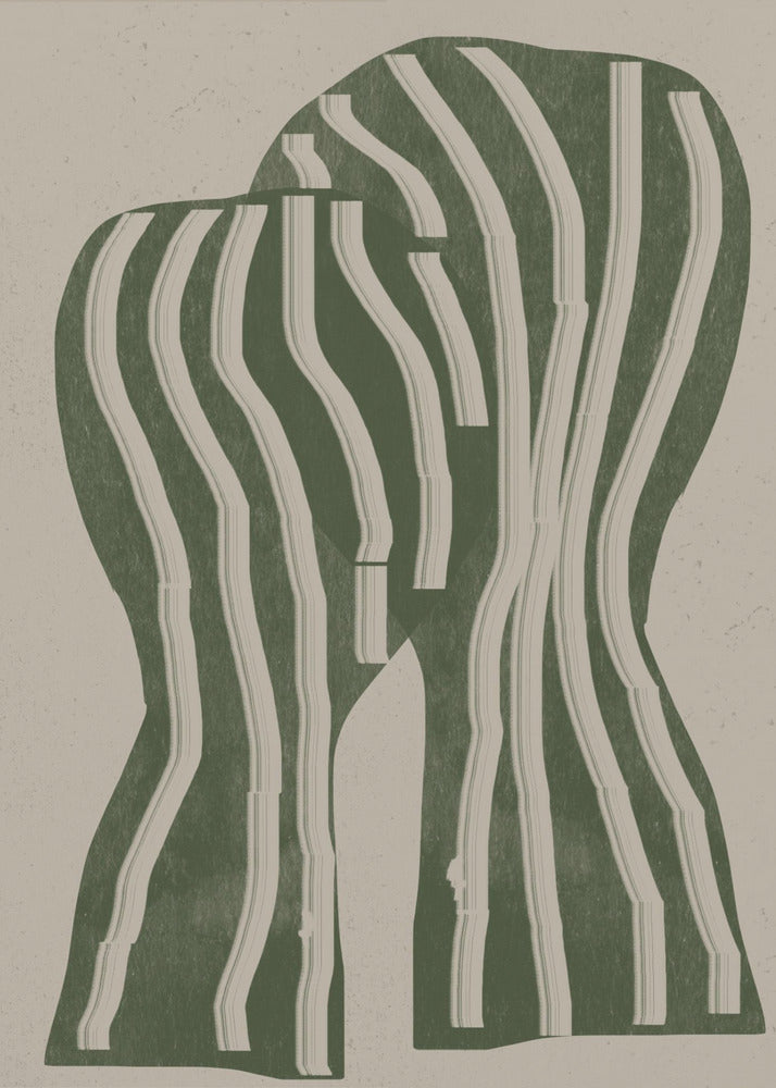 Böjda ränder | Poster