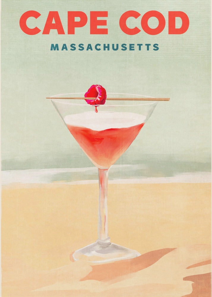 Cape Cod Cocktail Tall Poster | Poster