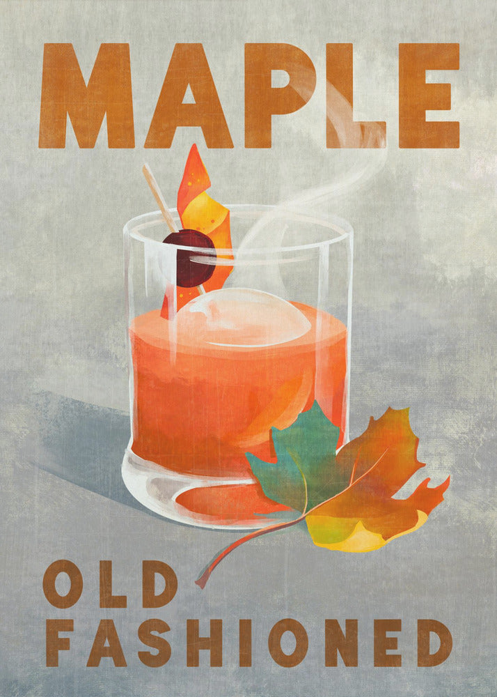 Lönn gammaldags cocktail | Poster