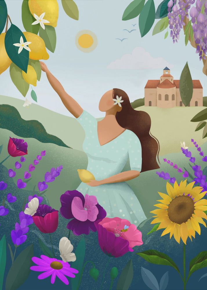 Sommar i Provence | Canvastavla