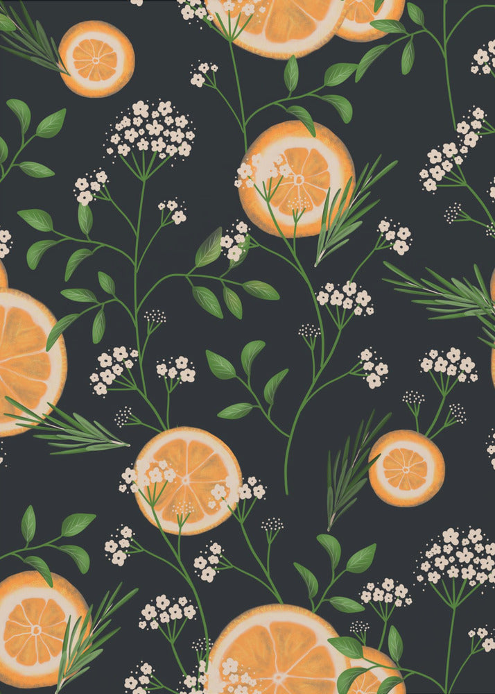 Fläderblommor och svarta apelsiner | Poster