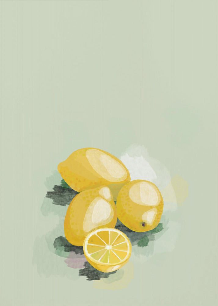 Tre och en halv citroner | Poster