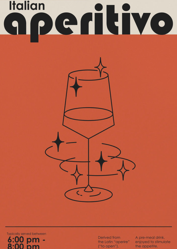 Italiensk aperitif | Poster