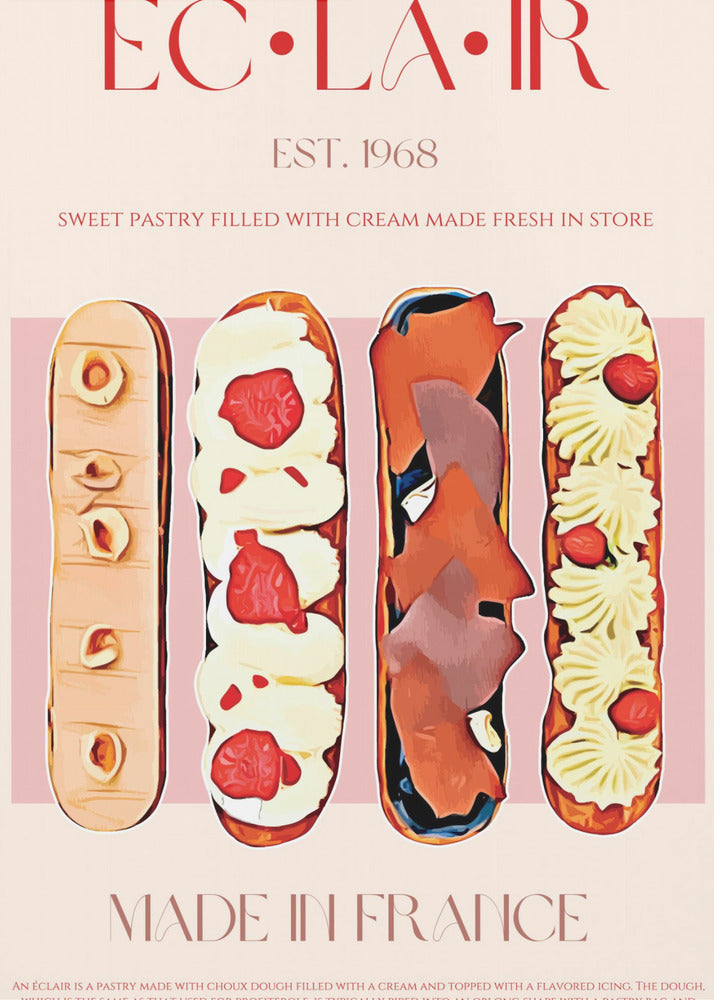 Fransk bakverksdelikatesse | Poster