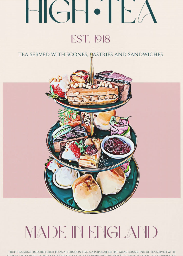 Elegant High Tea | Poster