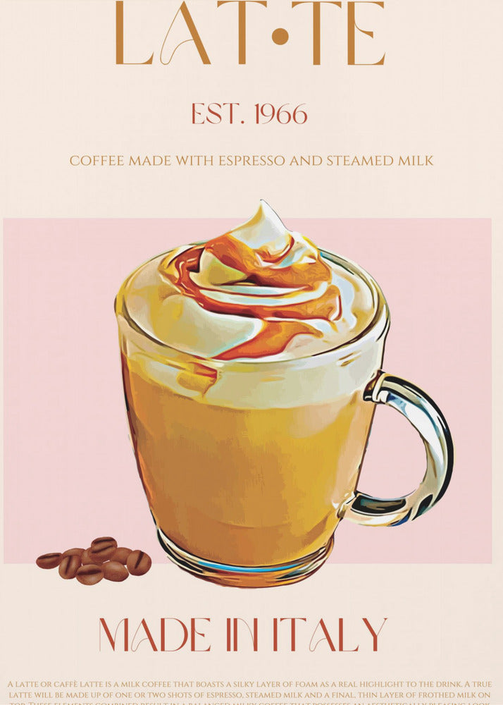 Creamy Latte Delight | Poster